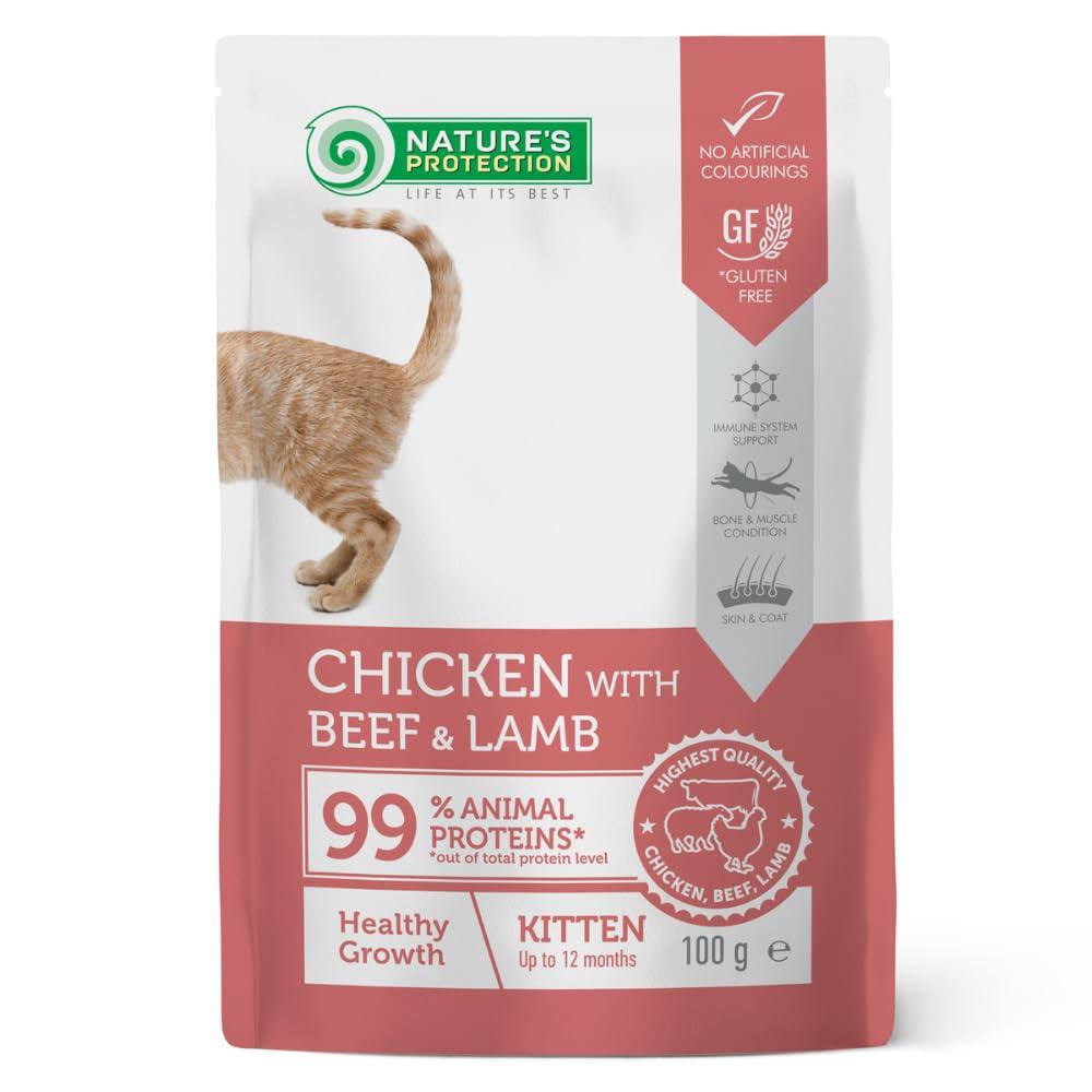 Nature's Protection – Nassfutter Huhn & Weißfisch · 22×100 g · Light