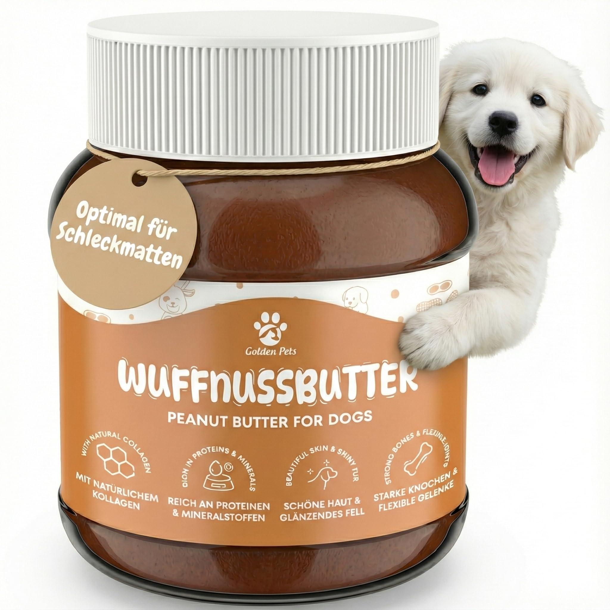 Golden Pets – Wuffnussbutter · 330 g · Erdnussbutter mit Kollagen