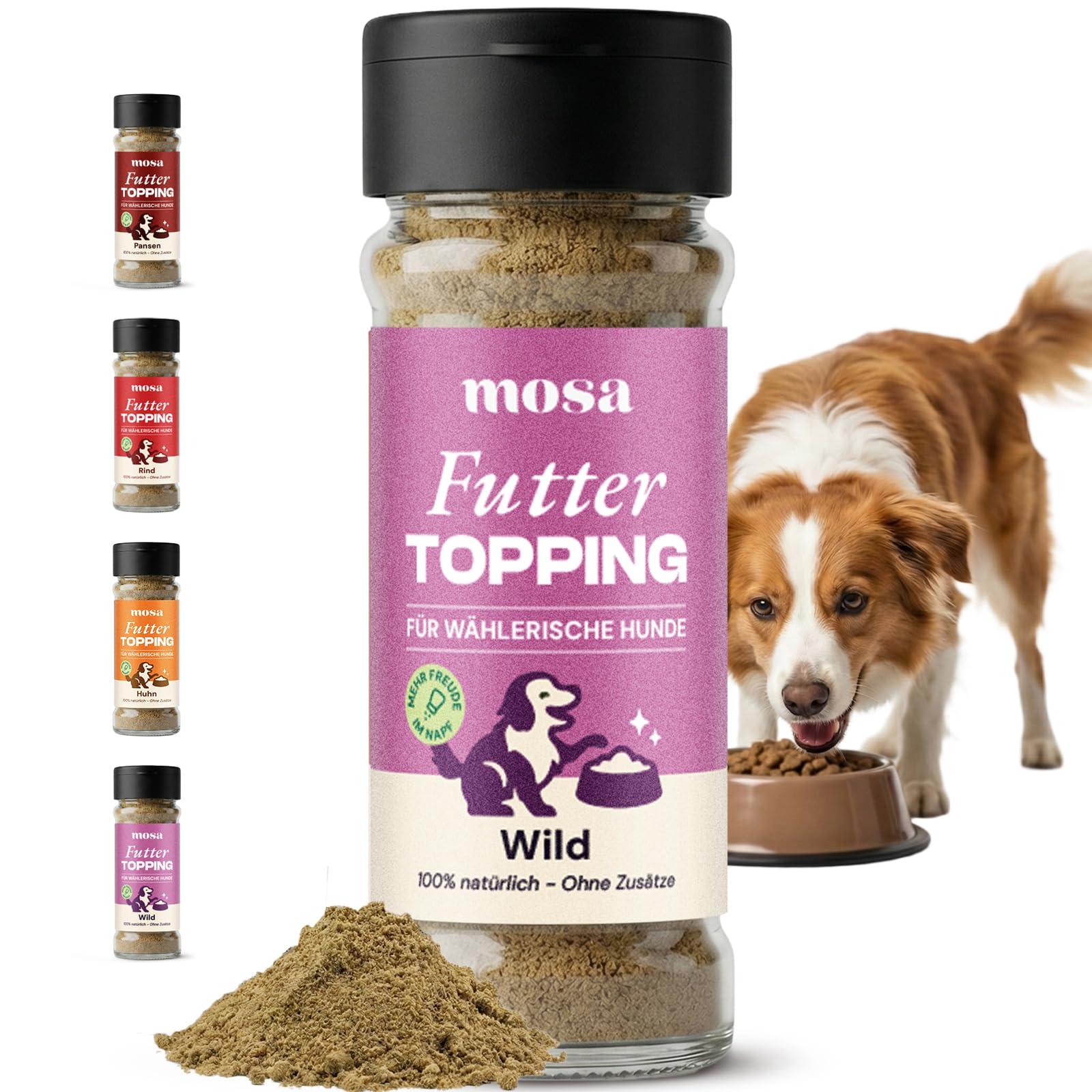Mosa – Futtertopping Wild · Pulver · Mono-Protein