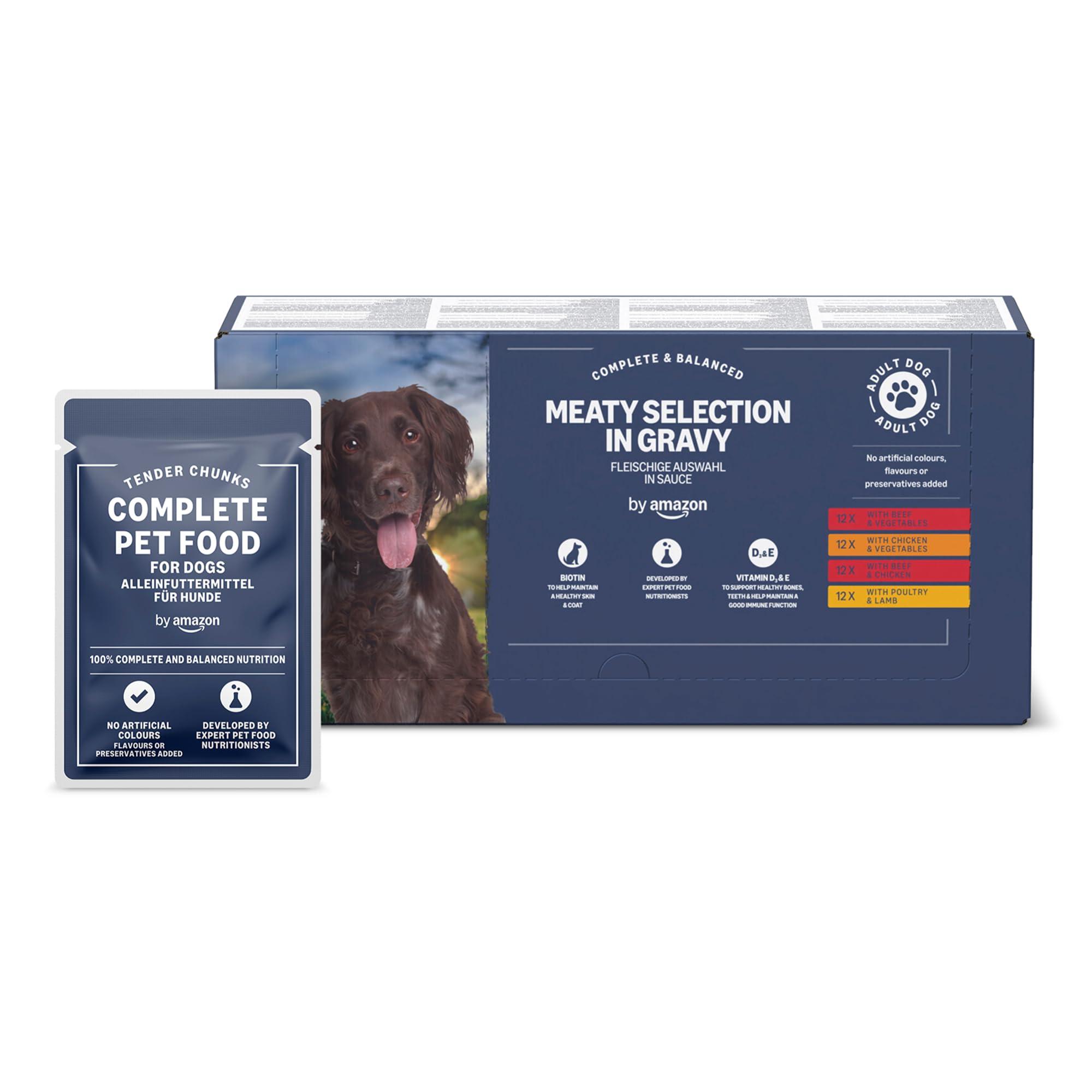 by Amazon – Adult Fleischauswahl in Sauce · 48×100 g