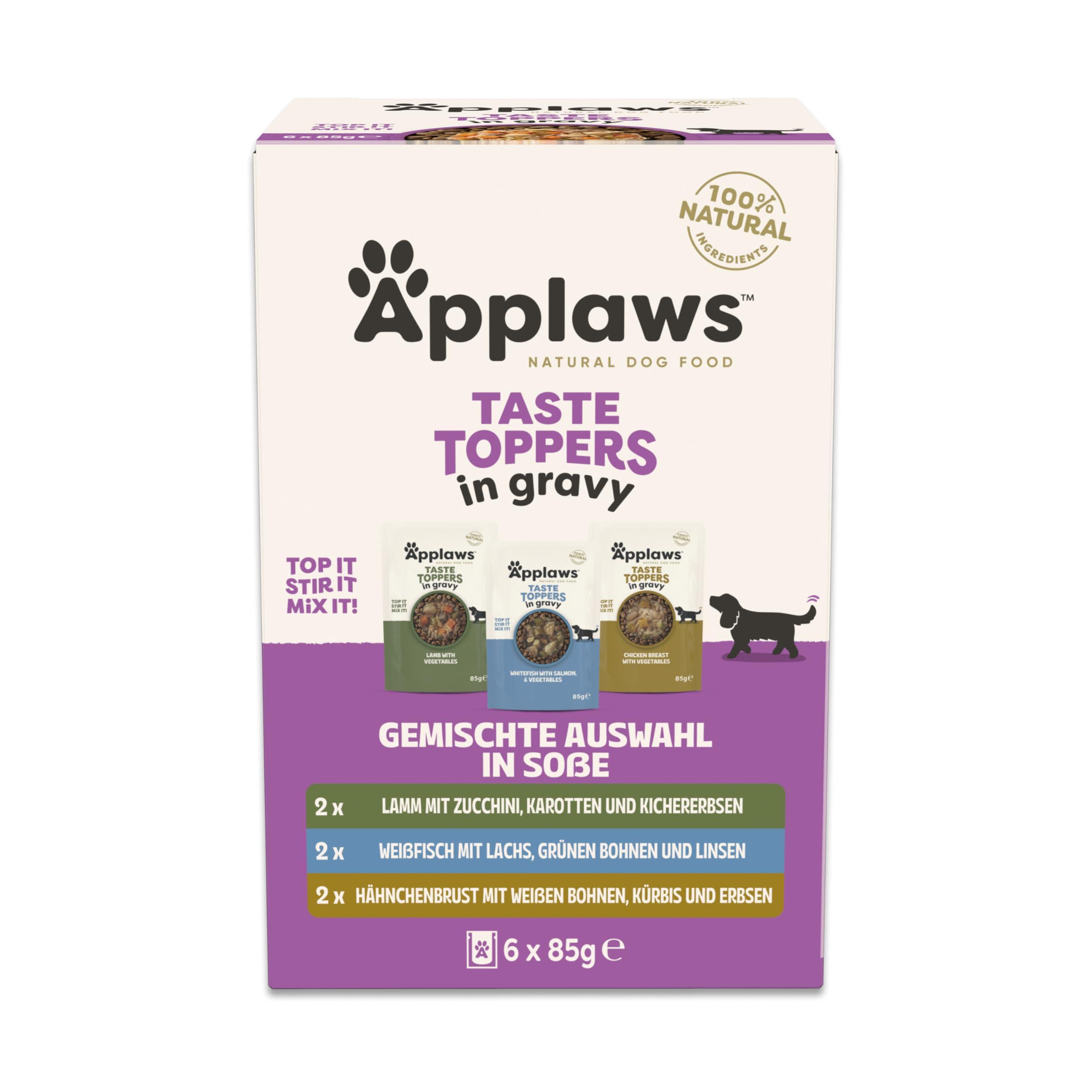 Applaws – Premium Natural Huhn & Fisch in Sauce · 6×85 g