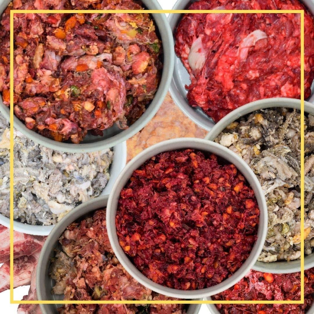 feed&meat – Fertigbarf Komplettpaket NRW · 18×500 g + 1 kg Knochen