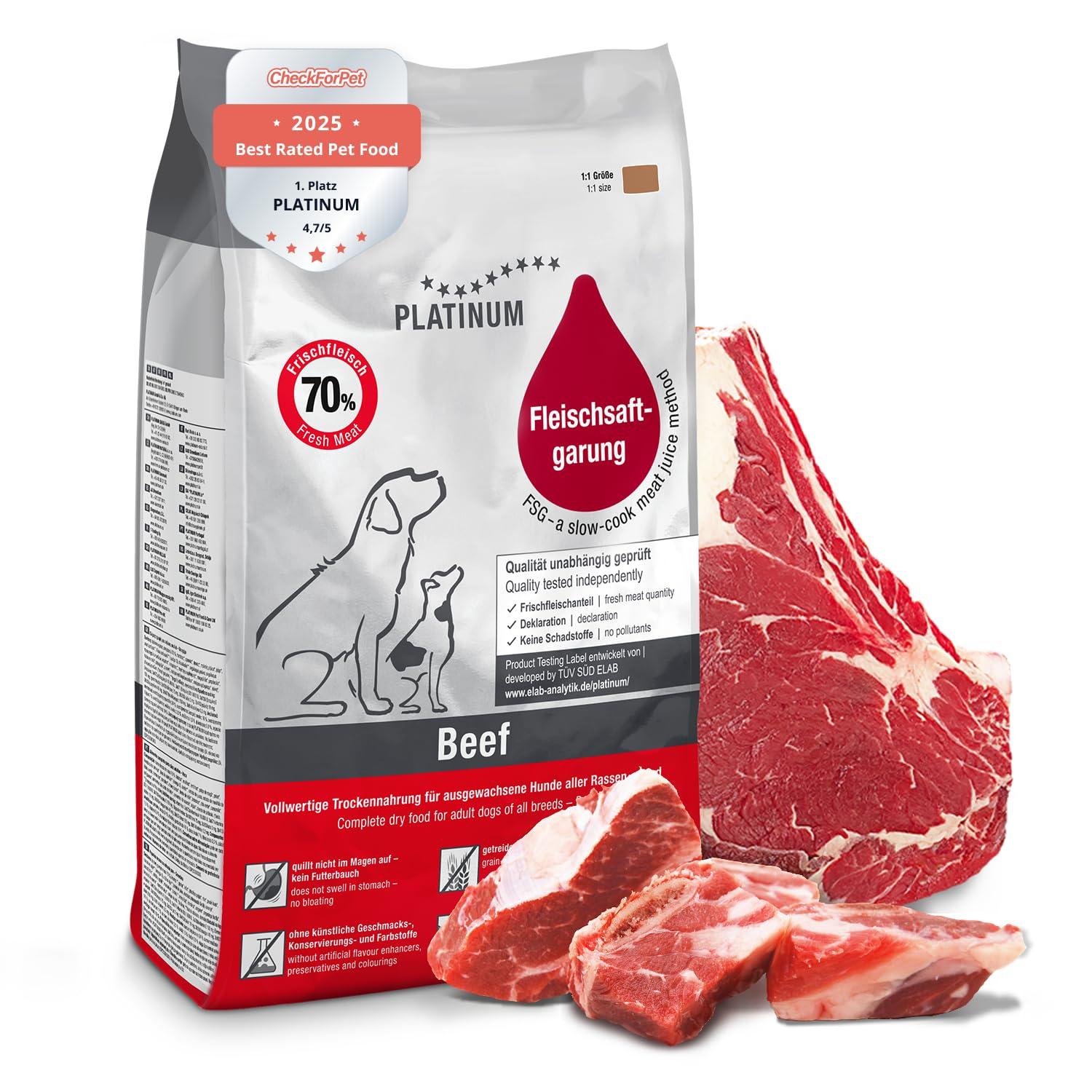 PLATINUM – Adult Beef · 5 kg · Fleischsaftgarung