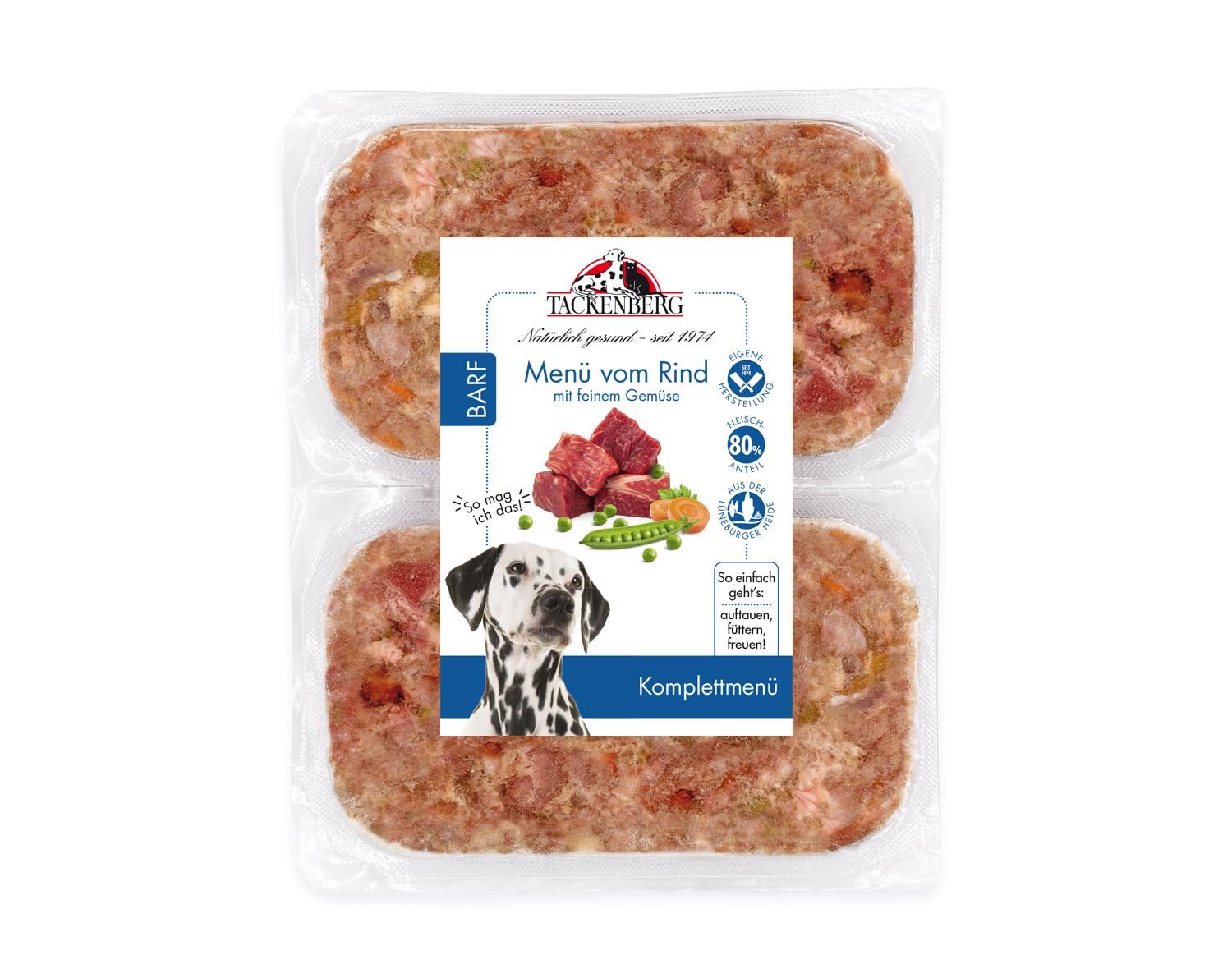TACKENBERG – BARF Menü Rindfleisch & Gemüse · 14×500 g · TK