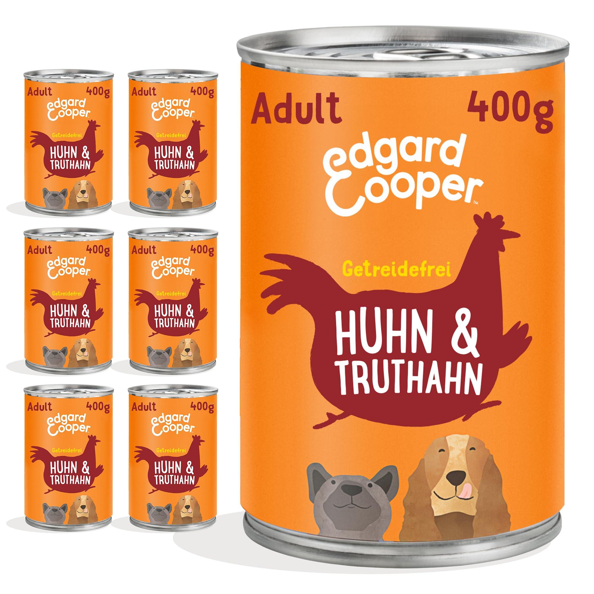 Edgard & Cooper – Nassfutter Huhn & Truthahn · 6×400 g · getreidefrei